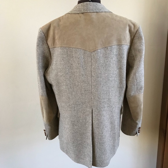 ❤️ SOLD ❤️ PENDLETON WOOL AND SUEDE BLAZER - Picture 6 of 8